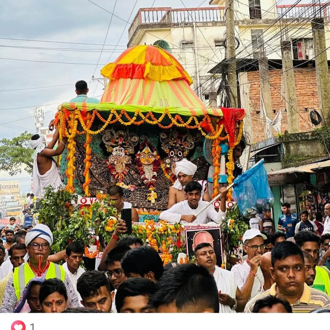 মৌলভীবাজার জেলার বিভিন্ন উপজেলায় উল্টো রথযাত্রা উদযাপিত