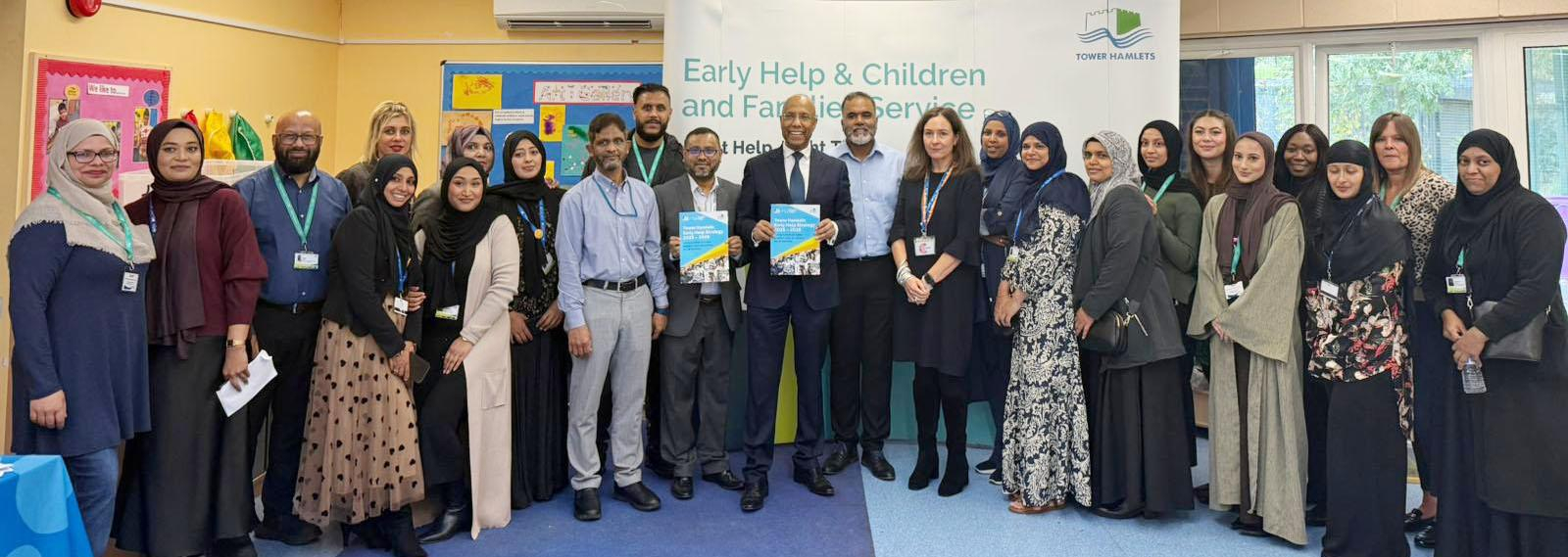 টাওয়ার হ্যামলেটসে শিশুদের জন্য উচ্চাকাঙ্ক্ষী আর্লি হেল্প স্ট্র্যাটেজি চালু	