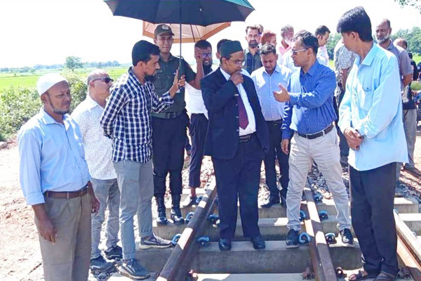 ৫ম দফা বর্ধিত মেয়াদেও শেষ হয়নি কুলাউড়া-শাহবাজপুর রেলপথ পুনর্বাসন প্রকল্পের কাজ
