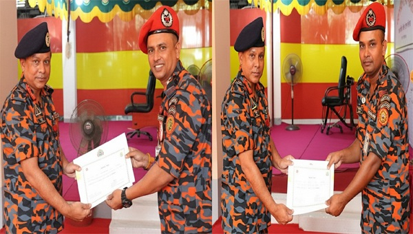  পুরস্কৃত হলেন সিলেট ফায়ার সার্ভিসের ১০ সদস্য
