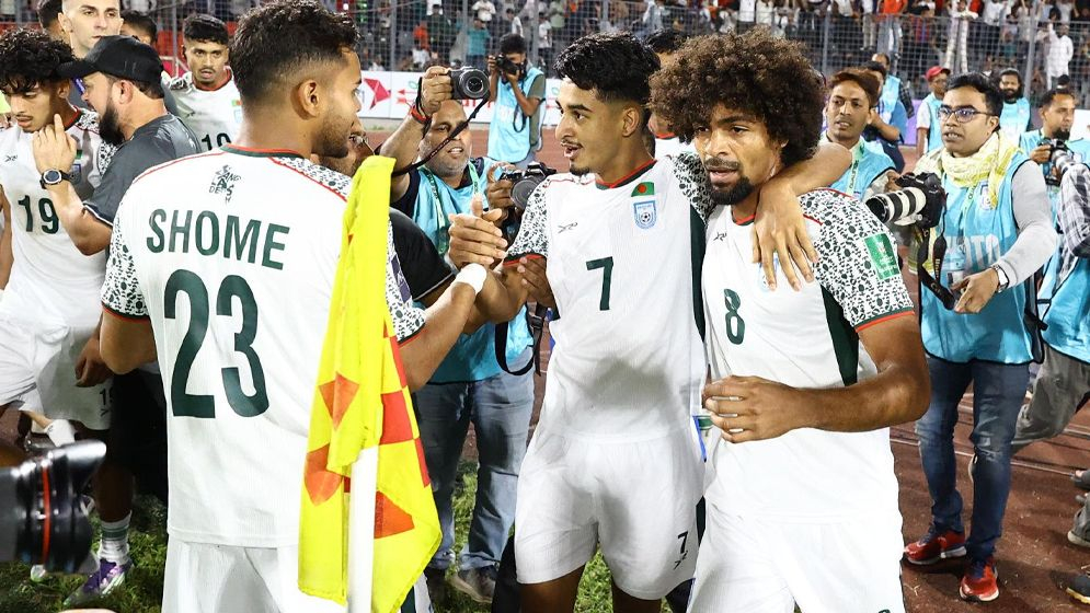 ২২ বছর পর ফুটবলে ভারতকে হারালো বাংলাদেশ