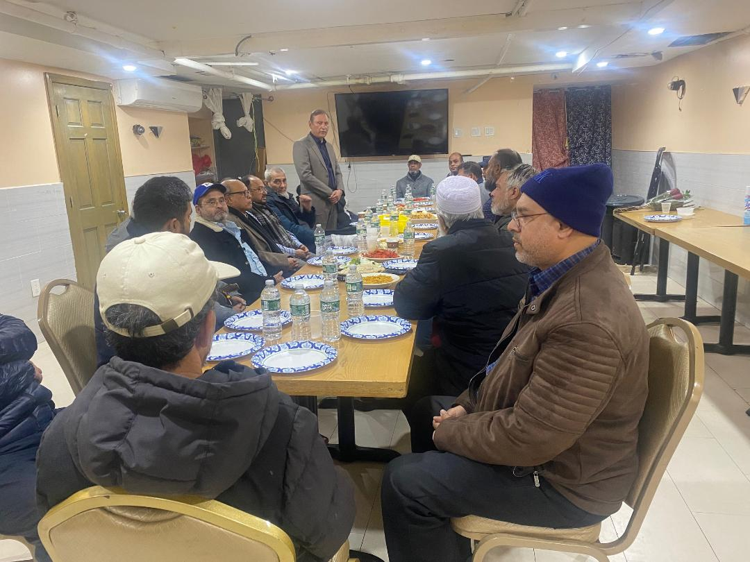 নিউইয়র্কে যুক্তরাজ্য প্রবাসী আলী হায়দারের সাথে মৌলভীবাজার ডিস্ট্রিক্ট সোসাইটি ইউএসএ ইনকের মতবিনিময় সভা।