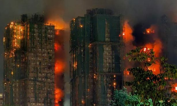 হংকংয়ে বহুতল ভবনে আগুনে নিহত বেড়ে ৫৫, নিখোঁজ ২৭৯ জন