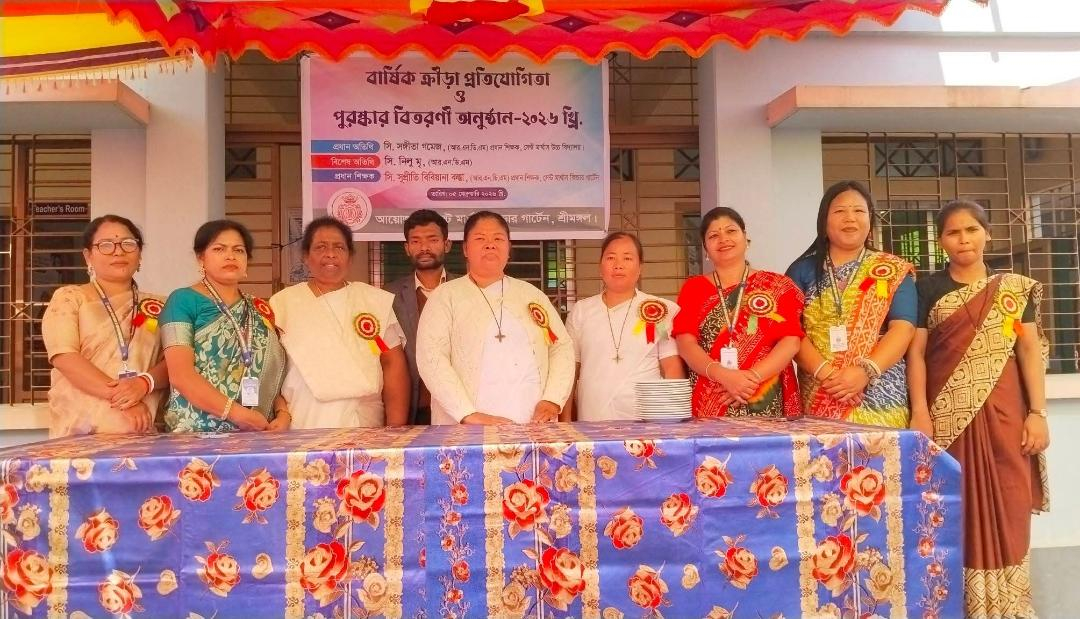 শ্রীমঙ্গলে রঙিন ক্রীড়া উৎসব, উচ্ছ্বাসে মাতল সেন্ট মার্থাস কিন্ডারগার্টেন