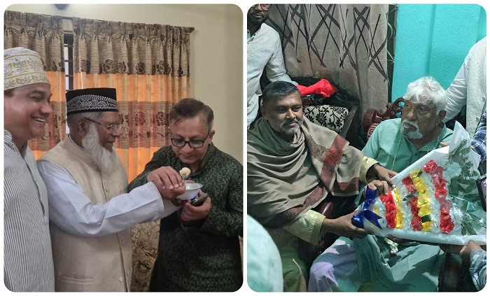 মুক্তাদীরকে মিষ্টিমুখ করালেন হাবিব, ফুল নিয়ে নাছিরের বাসায় শিশির