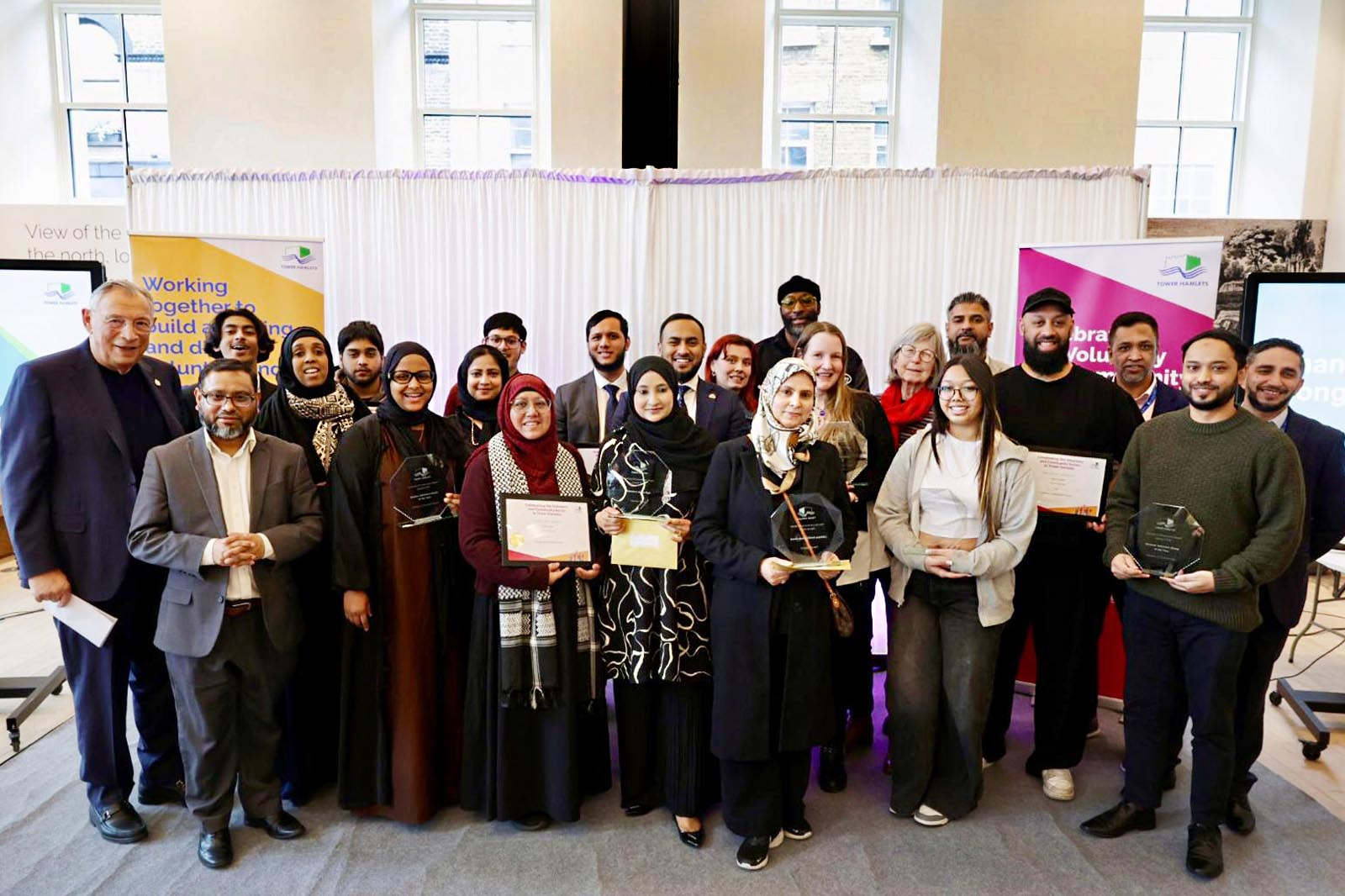 কমিউনিটি ও ভলান্টারি সেক্টরে অবদানের স্বীকৃতি দিলো দিলো টাওয়ার হ্যামলেটস কাউন্সিল