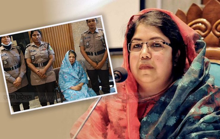 লালবাগ থানার মামলায় গ্রেপ্তার দেখানো হলো শিরীন শারমিনকে