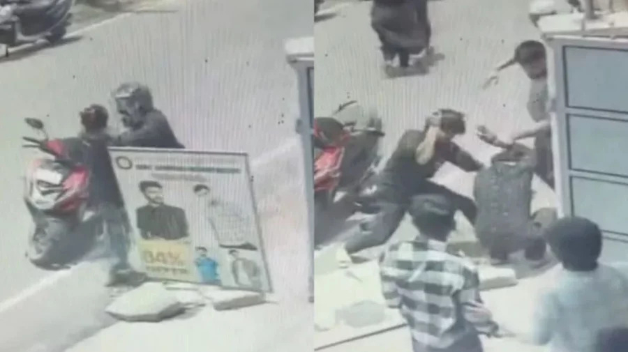 প্রকাশ্য দিবালোকে স্ত্রীর গলা কাটতে গিয়ে গণধোলাই খেলো স্বামী