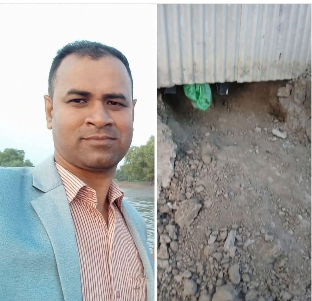 গভীর রাতে সিদ কেটে ঘরে প্রবেশ, ঔষধ ব্যবসায়ীকে কুপিয়ে হত্যা