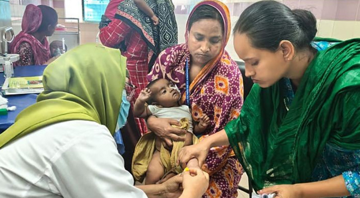 হাম ও হামের উপসর্গে আরো ১৬ শিশুর মৃত্যু, আক্রান্ত ১৪৩৪