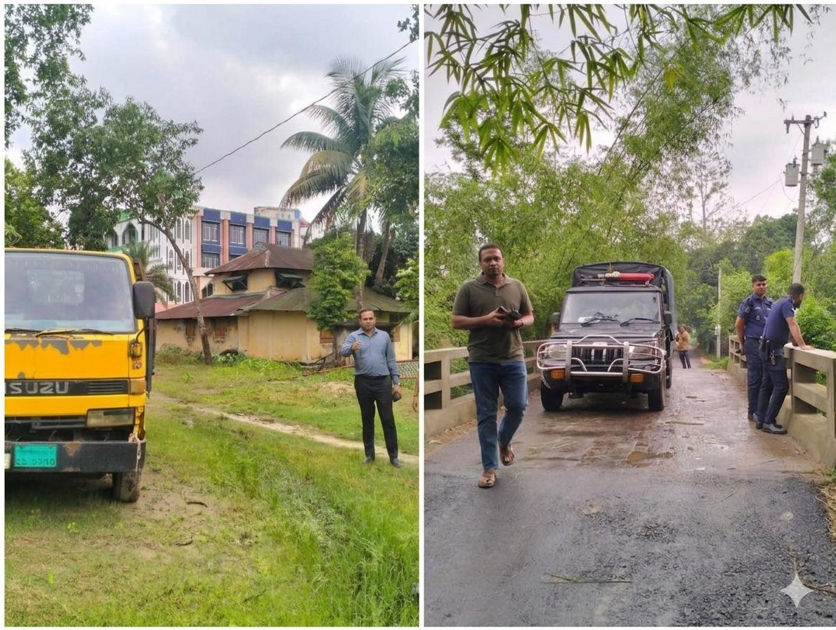 শ্রীমঙ্গলে থামছে না অবৈধ বালু উত্তোলন: অভিযান-জরিমানার পরও সক্রিয় চক্র