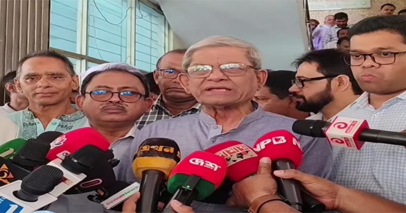 সামাজিক আন্দোলন ছাড়া মাদক নির্মূল সম্ভব নয়: মির্জা ফখরুল