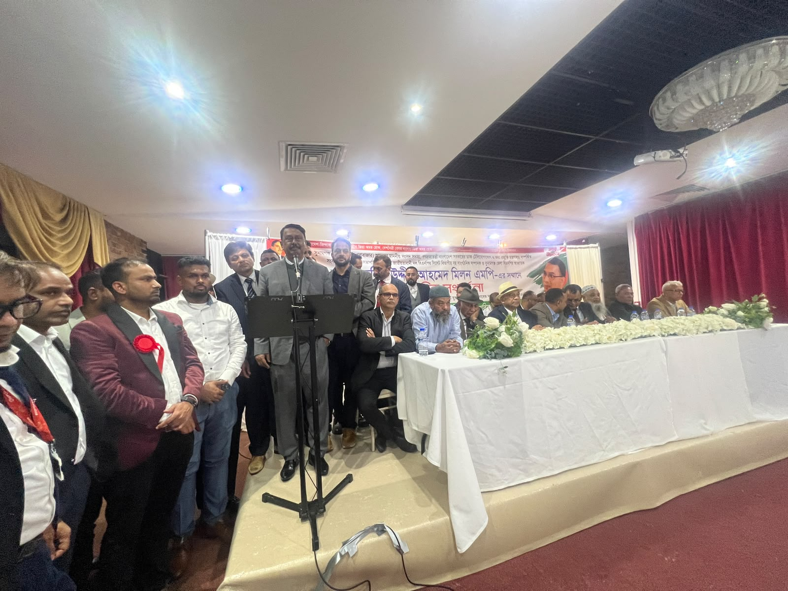 লন্ডনে সুনামগঞ্জ-৫ আসনের সংসদ সদস্য জননেতা কলিম উদ্দিন আহমদ মিলনকে নাগরিক সংবর্ধনা