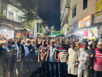 সূত্রাপুর থানা ৪৪ নং ওয়ার্ড বিএনপি’র ধানের শীষের নির্বাচনী প্রচারণা ও জনসংযোগ