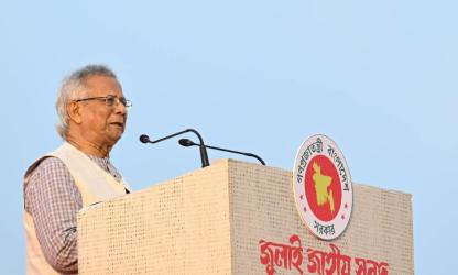 জুলাই সনদ স্বাক্ষরের ফলে বাংলাদেশের এক নতুন জন্ম হয়েছে : প্রধান উপদেষ্টা
