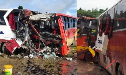 হবিগঞ্জে দুই বাসের সংঘর্ষে নিহত ৩, আহত ২০