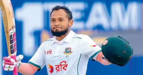 ঐতিহাসিক শততম টেস্টে মুশফিকের শত রান