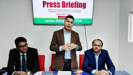 লন্ডন বাংলা প্রেস ক্লাবের প্রেস ব্রিফিং : ১৮ ডিসেম্বরের মধ্যে পোস্টাল ভোট রেজিস্ট্রেশন সম্পন্ন করতে যুক্তরাজ্য প্রবাসীদের প্রতি আহবান