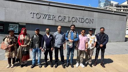 টাওয়ার অব লন্ডন ভ্রমণে ইউকে বাংলা রিপোর্টার্স ইউনিটি