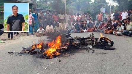 নারায়ণগঞ্জে মাটি কাটার দ্বন্দ্বে বিএনপি নেতা খুন, সড়ক অবরোধ