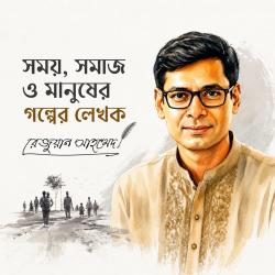 সময়, সমাজ ও মানুষের গল্পের লেখক রেজুয়ান আহম্মেদ