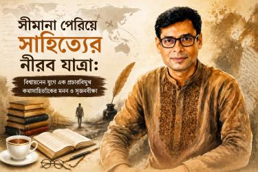 সীমানা পেরিয়ে সাহিত্যের নীরব যাত্রা: বিশ্বায়নের যুগে এক প্রচারবিমুখ কথাসাহিত্যিকের মনন ও সৃজনবীক্ষা