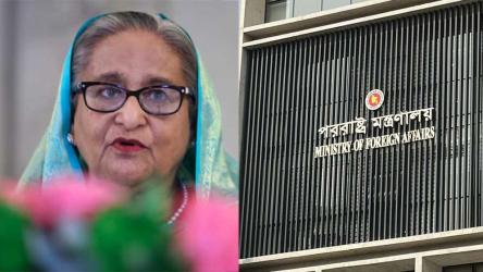 দিল্লিতে শেখ হাসিনাকে কথা বলতে দেওয়ায় ঢাকার তীব্র ক্ষোভ